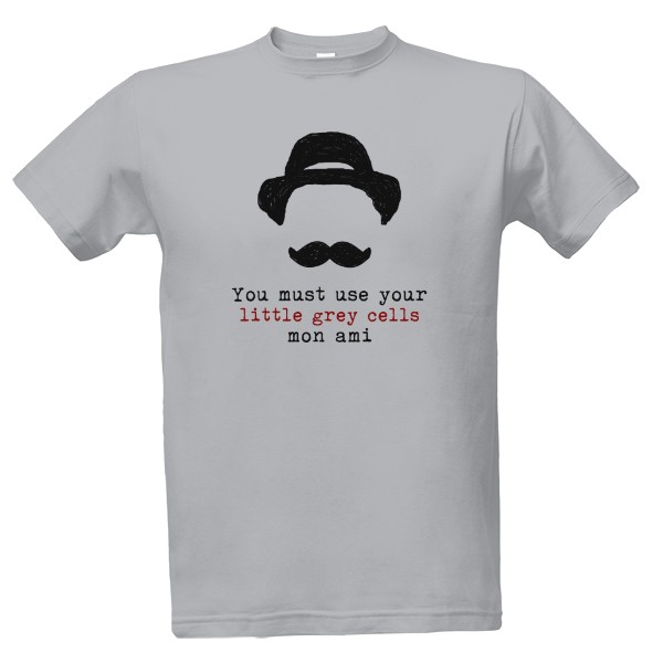 Tričko s potlačou Little grey cells